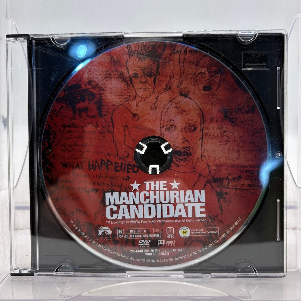 The Manchurian Candidate DVD 2004 Widescreen Denzel Washington Meryl Streep